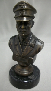 Erwin Rommel Bust on Marble Base